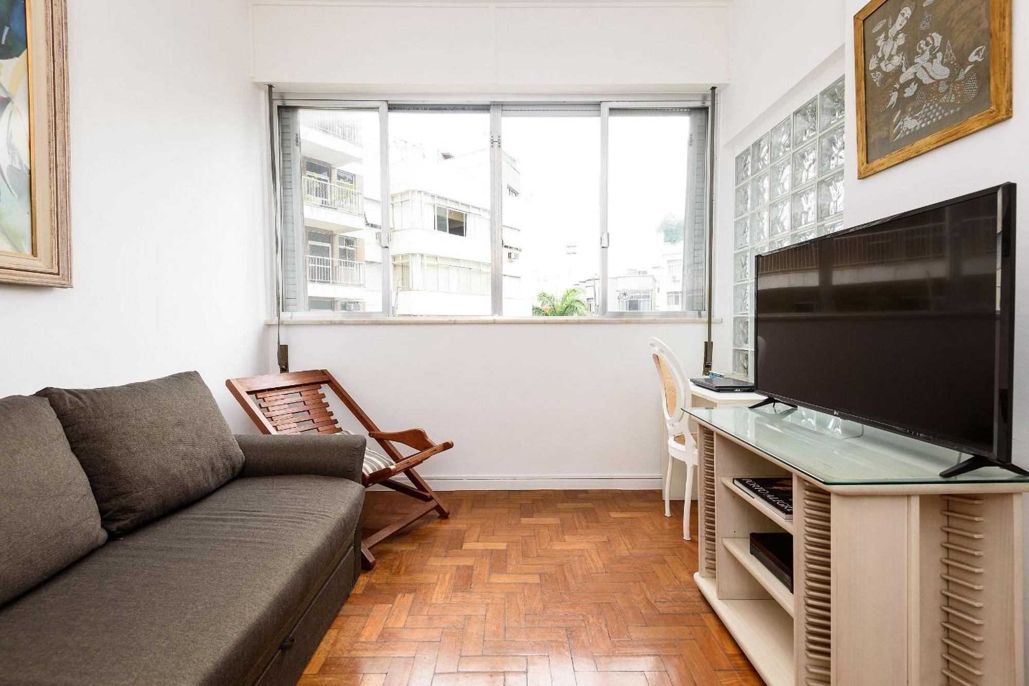 Omar Do Rio - Bc 473/704: Aconchegante 2 Qtos C/ Garagem, Internet + Wi-fi, Smart Tv, Próximo Ao Metrô E às Praias De Ipanema E Copacabana Appartement *